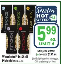 Jewel-Osco Wonderful In-Shell Pistachios offer