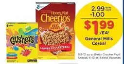 Kroger General Mills Cereal offer