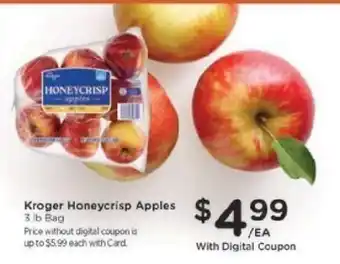 Kroger Kroger Honeycrisp Apples offer