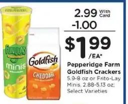 Kroger Pepperidge Farm Goldfish Crackers offer