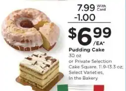 Kroger Pudding Cake offer
