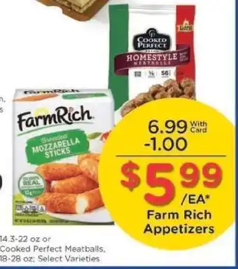 Kroger Farm Rich Appetizers offer