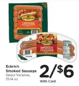 Kroger Eckrich Smoked Sausage offer