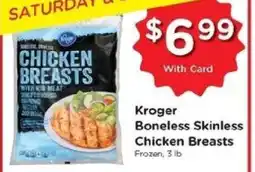 Kroger Kroger Boneless Skinless Chicken Breasts offer