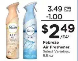 Kroger Febreze Air Freshener offer