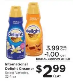 Kroger International Delight Creamer offer