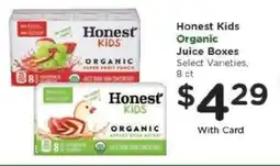 Kroger Honest Kids Organic Juice Boxes offer