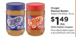 Kroger Kroger Peanut Butter offer