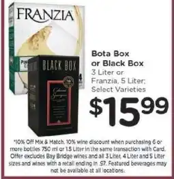 Kroger Bota Box or Black Box offer