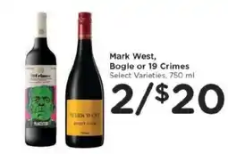 Kroger Mark West, Bogle or 19 Crimes offer