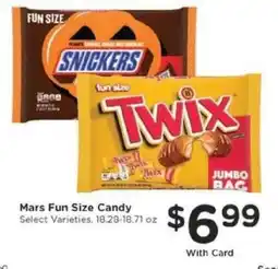Kroger Mars Fun Size Candy offer