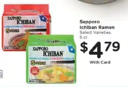 Kroger Sapporo Ichiban Ramen offer
