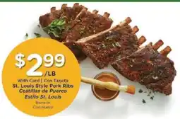 Kroger St. Louis Style Pork Ribs offer