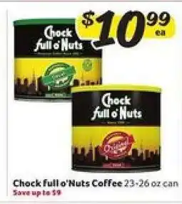 Winn Dixie Chock Full o'Nuts Coffee offer