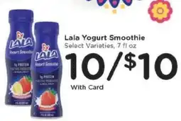 Kroger LALA Yogurt Smoothie offer