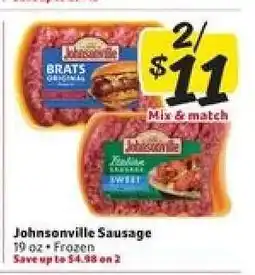 Winn Dixie Johnsonville Sausage offer
