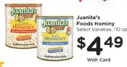 Kroger Juanita's Foods Hominy offer