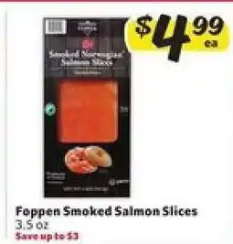 Winn Dixie Foppen Smoked Salmon Slices offer