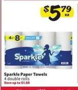 Winn Dixie Sparkle Paper Towels offer