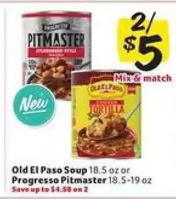 Winn Dixie Old El Paso Soup or Progresso Pitmaster offer