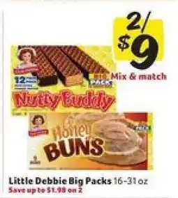 Winn Dixie Little Debbie Big Packs offer