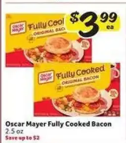 Winn Dixie Oscar Mayer Fully Cooked Bacon offer