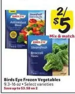 Winn Dixie Birds Eye Frozen Vegetables offer