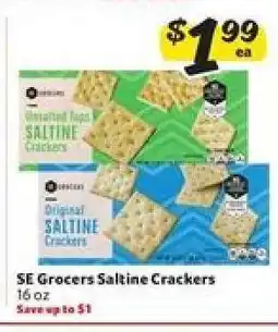 Winn Dixie SE Grocers Saltine Crackers offer