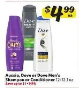 Winn Dixie Aussie, Dove or Dove Men's Shampoo or Conditioner offer