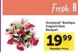 Safeway Overjoyed Boutique Fragrant Rose Bouquet offer