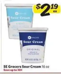 Winn Dixie SE Grocers Sour Cream offer