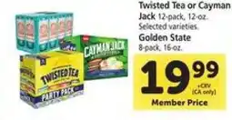 Safeway Twisted Tea or Cayman Jack offer