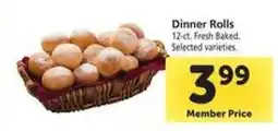 Safeway Dinner Rolls offer