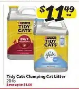 Winn Dixie Tidy Cats Clumping Cat Litter offer