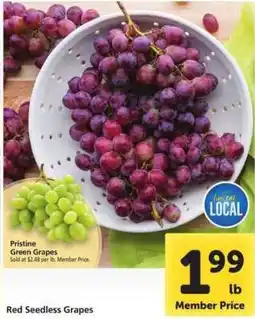 Safeway Red Seedless Grapes offer