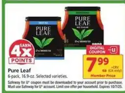 Safeway Pure Leaf offer