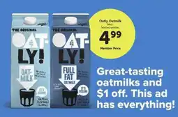 Safeway OATLY Oatmilk offer