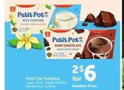 Safeway Petit Pot Pudding offer