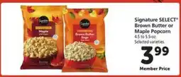 Safeway Signature SELECT Brown Butter or Maple Popcorn offer