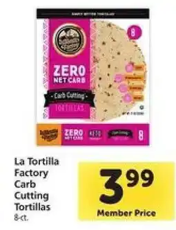 Safeway La Tortilla Factory Carb Cutting Tortillas offer