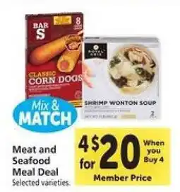Safeway Meat and Seafood Meal Deal offer
