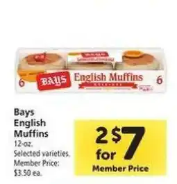 Safeway Bays English Muffins offer