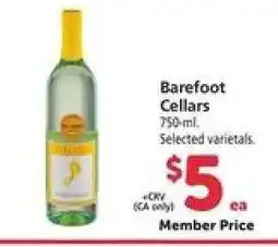 Safeway Barefoot Cellars offer