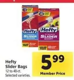 Safeway Hefty Slider Bags offer