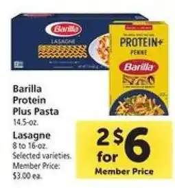 Safeway Barilla Protein Plus Pasta offer