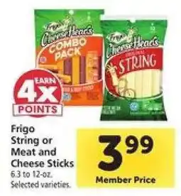 Safeway Frigo String or Meat and Cheese Sticks offer