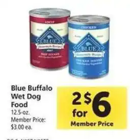 Safeway Blue Buffalo Wet Dog Food offer
