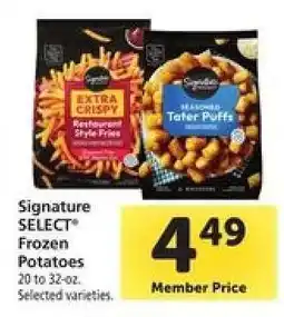 Safeway Signature Select Frozen Potatoes offer