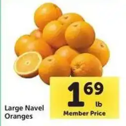 Safeway Large Navel Oranges offer