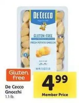 Safeway De Cecco Gnocchi offer